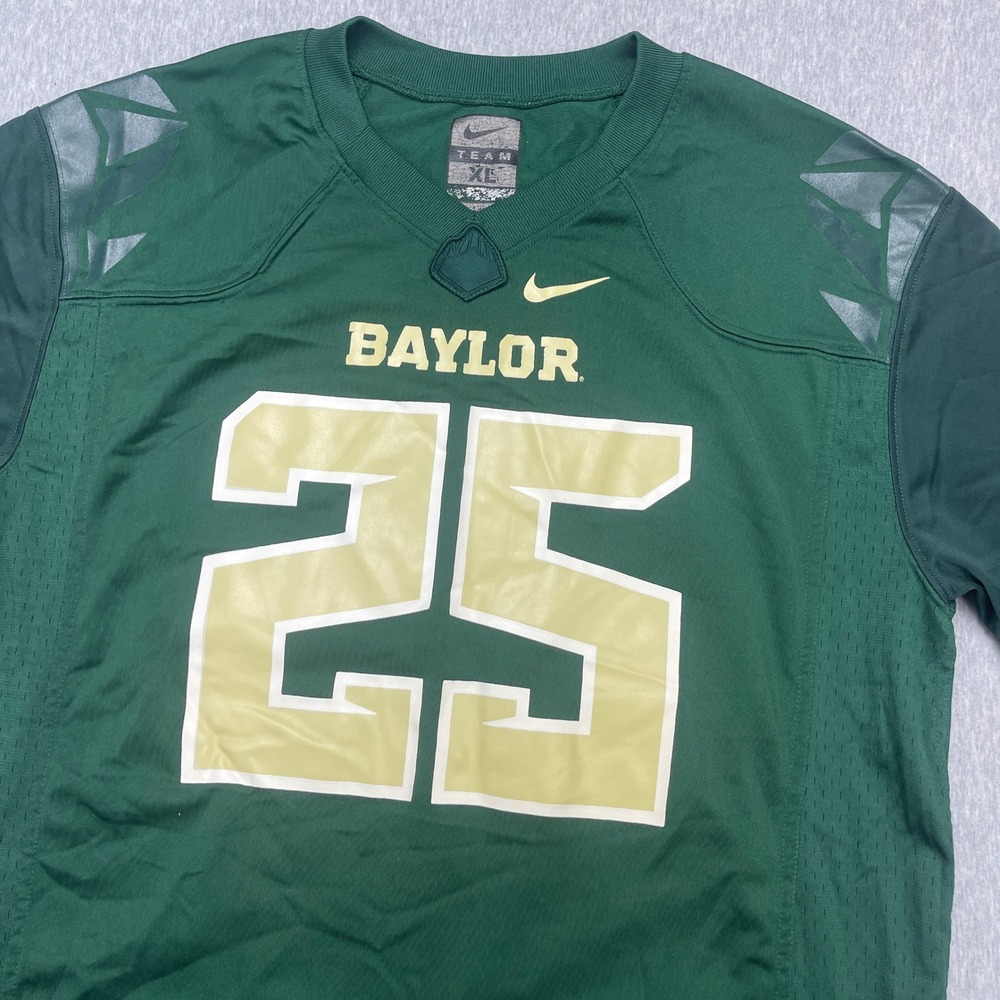 Baylor Nike Jersey Kids XL Green NCAA Football 25 EUC